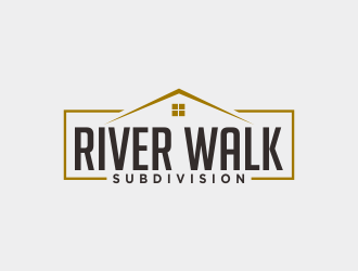 River Walk Subdivision logo design by Greenlight