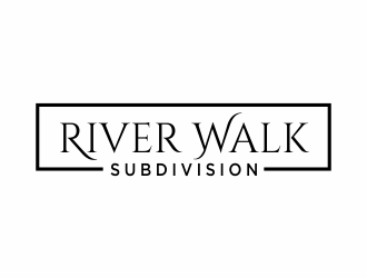 River Walk Subdivision logo design by afra_art