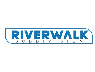 River Walk Subdivision logo design by Dodong