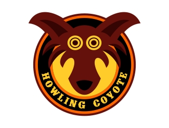 Howling Coyote logo design by cikiyunn