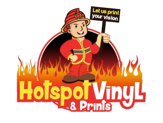 Hotspot Vinyl & Prints                   logo design by shravya