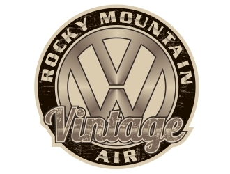 Rocky Mountain Vintage Air  logo design by aura