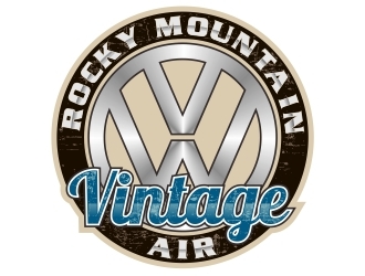 Rocky Mountain Vintage Air  logo design by aura