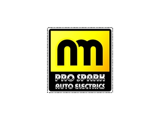 N.M. Pro Spark Auto Electrics logo design by XyloParadise