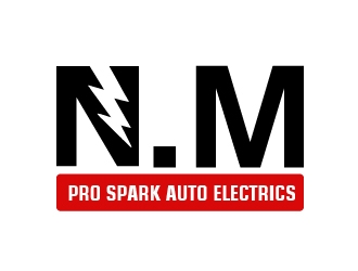N.M. Pro Spark Auto Electrics logo design by shravya