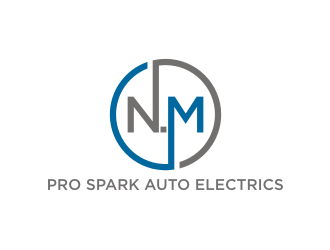 N.M. Pro Spark Auto Electrics logo design by rief