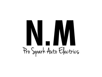 N.M. Pro Spark Auto Electrics logo design by treemouse
