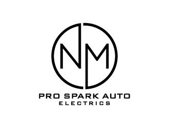 N.M. Pro Spark Auto Electrics logo design by treemouse