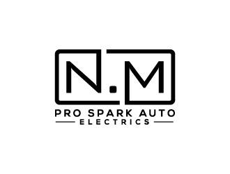 N.M. Pro Spark Auto Electrics logo design by treemouse