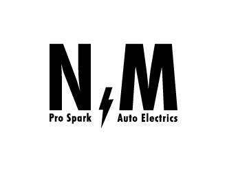 N.M. Pro Spark Auto Electrics logo design by treemouse