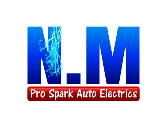 N.M. Pro Spark Auto Electrics logo design by uttam