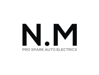 N.M. Pro Spark Auto Electrics logo design by Nurmalia