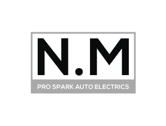 N.M. Pro Spark Auto Electrics logo design by Nurmalia