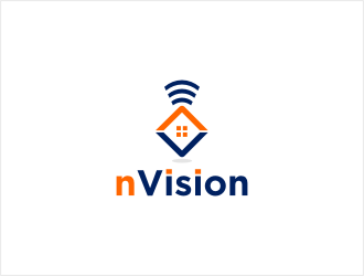 nVision logo design by bunda_shaquilla