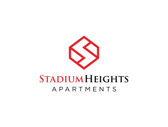 Stadium Heights Apartments logo design by gusth!nk