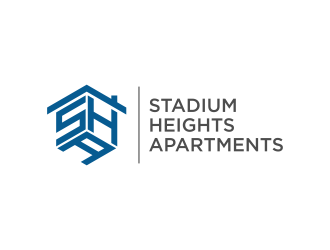 Stadium Heights Apartments logo design by noviagraphic