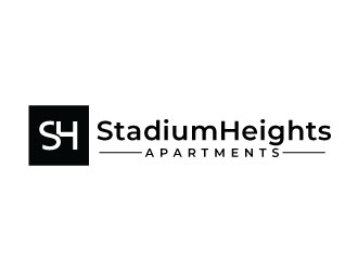 Stadium Heights Apartments logo design by sanworks