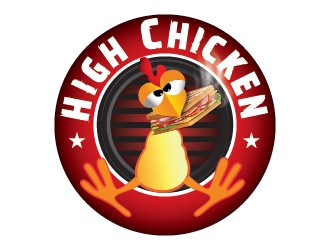 High Chicken  logo design by KreativeLogos