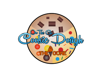 On The Go Cookie Dough logo design by giphone