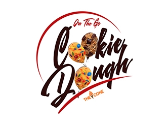 On The Go Cookie Dough logo design by XyloParadise