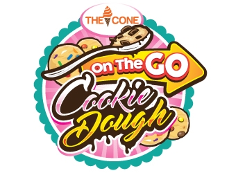 On The Go Cookie Dough logo design by REDCROW