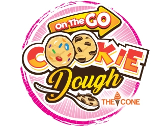 On The Go Cookie Dough logo design by REDCROW