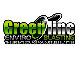 Greenline Enviro Blasting  logo design by DreamLogoDesign