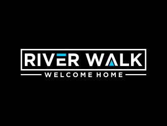 River Walk Subdivision logo design by done