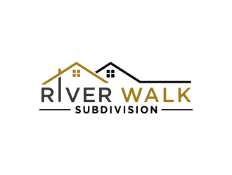 River Walk Subdivision logo design by akhi