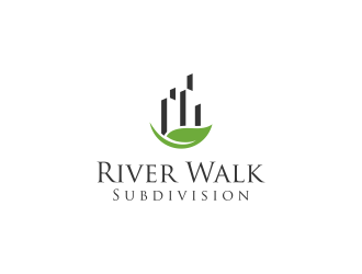River Walk Subdivision logo design by noviagraphic