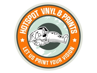Hotspot Vinyl & Prints                   logo design by MUSANG