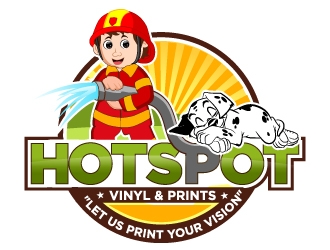 Hotspot Vinyl & Prints                   logo design by Suvendu