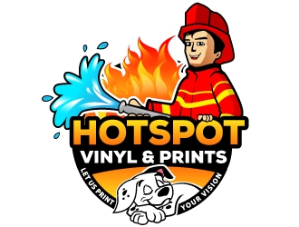 Hotspot Vinyl & Prints                   logo design by Suvendu
