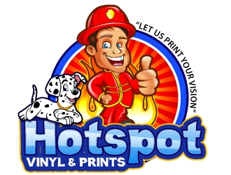 Hotspot Vinyl & Prints                   logo design by uttam