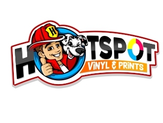 Hotspot Vinyl & Prints                   logo design by veron