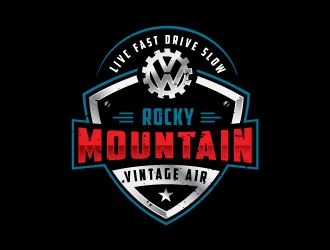 Rocky Mountain Vintage Air  logo design by Conception