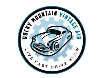 Rocky Mountain Vintage Air  logo design by Conception