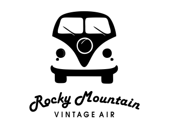 Rocky Mountain Vintage Air  logo design by JessicaLopes