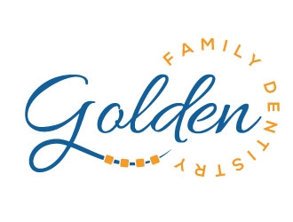 Golden Family Dentistry logo design by MonkDesign