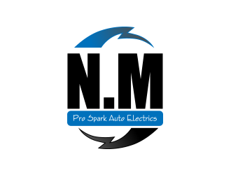 N.M. Pro Spark Auto Electrics logo design by Inlogoz