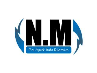N.M. Pro Spark Auto Electrics logo design by Inlogoz