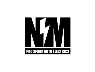 N.M. Pro Spark Auto Electrics logo design by hopee