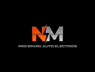 N.M. Pro Spark Auto Electrics logo design by alby