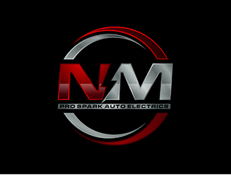N.M. Pro Spark Auto Electrics logo design by ndaru