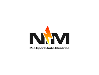 N.M. Pro Spark Auto Electrics logo design by noviagraphic