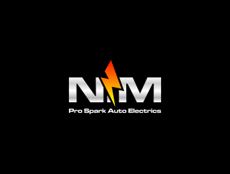 N.M. Pro Spark Auto Electrics logo design by noviagraphic