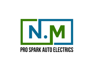 N.M. Pro Spark Auto Electrics logo design by Girly