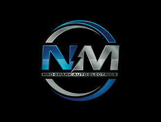 N.M. Pro Spark Auto Electrics logo design by ndaru