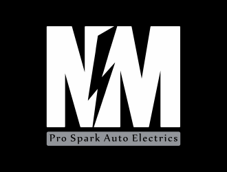 N.M. Pro Spark Auto Electrics logo design by Mahrein