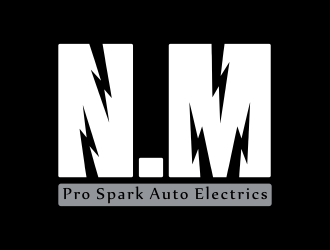 N.M. Pro Spark Auto Electrics logo design by Mahrein